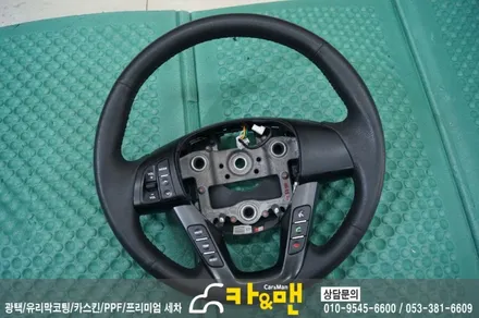 대구 k5 실내랩핑(가죽시트/블랙/티타늄 브러쉬) 시공/ 카앤맨 / 대구 북구 검단동