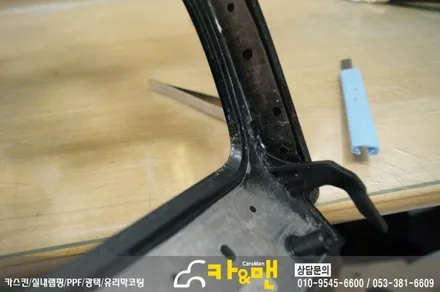 대구 실내랩핑/대구 bmw 5시리즈 F10/520d (티타늄 브러쉬)카앤맨 / 대구 북구 검단동