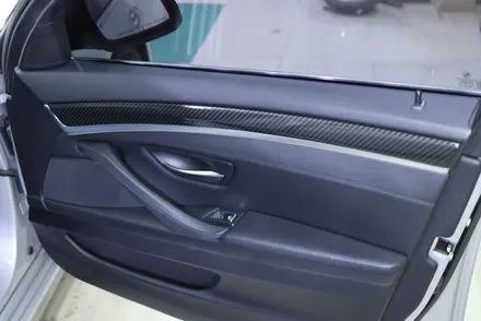 bmw f10 실내랩핑 / 사이드 데칼 시공 / 대구 카앤맨 / 대구 북구 검단동