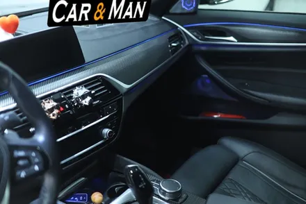 bmw 실내랩핑 / g30 530i / 블랙 카본 / 대구 카앤맨 / 대구 북구 검단동