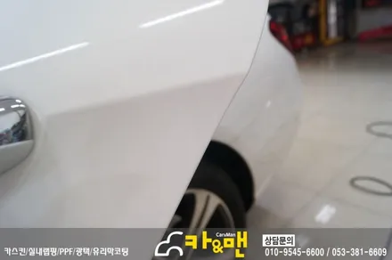대구 실내랩핑 벤츠 e클래스/블랙 브러쉬 및 ppf 생활보호패키지 / 카앤맨 / 대구 북구 검단동