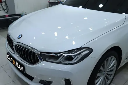 대구 ppf 생활보호 필름 / 도어스텝 카본 랩핑 시공 / BMW 6GT / 카앤맨 / 대구 북구 검단동
