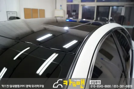 대구 인피니티 q50 루프스킨(하이그로시) 시공/카앤맨 / 대구 북구 검단동