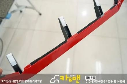 대구 아반떼 ad 실내 부분 랩핑/카앤맨 / 대구 북구 검단동