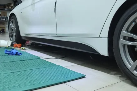 bmw 사이드데칼 / f30 시공 / 대구 카앤맨 / 대구 북구 검단동