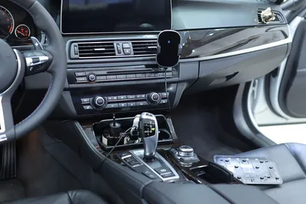 bmw f10 실내랩핑 / 3d 카본/ 티타늄 브러시 조합 / 대구 카앤맨 / 대구 북구 검단동