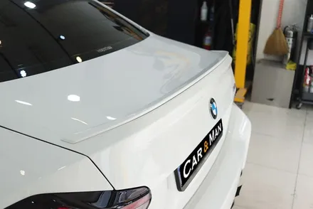 BMW M2 (G87) / PPF 라이트필름 / 사이드미러/ 리어 스포일러/ 머플러 팁 부분 랩핑 시공 / 대구 카앤맨 / 대구 북구 검단동