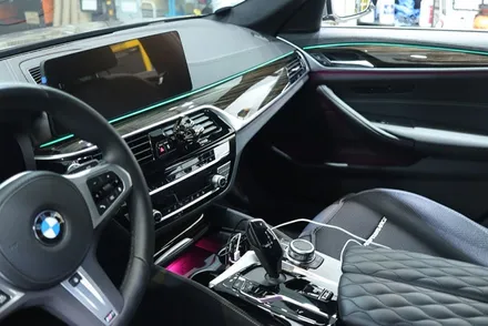 BMW G30 / 크롬죽이기 윈도 몰딩 /전면 헤드라이트 ppf 시공/ 대구 카앤맨 / 대구 북구 검단동