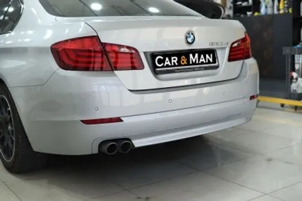 BMW F10 / 5시리즈 실내랩핑 (블랙 브러시) 시공 / 대구 카앤맨 / 대구 북구 검단동