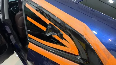 자동차 래핑 BMW 6GT 윈도우 몰딩 블랙 유광 시공 / 대구 북구 검단동