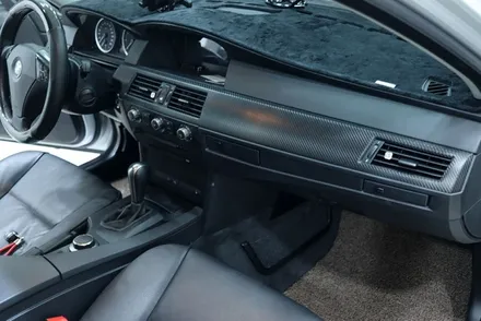 bmw e60 / 5시리즈 실내랩핑 블랙 카본 / 대구 카앤맨 / 대구 북구 검단동