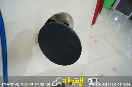 대구 쏘울 실내 랩핑/도어트림 가죽 랩핑 시공 /카앤맨 / 대구 북구 검단동