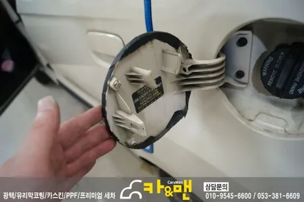 대구 쏘울 실내 랩핑/도어트림 가죽 랩핑 시공 /카앤맨 / 대구 북구 검단동