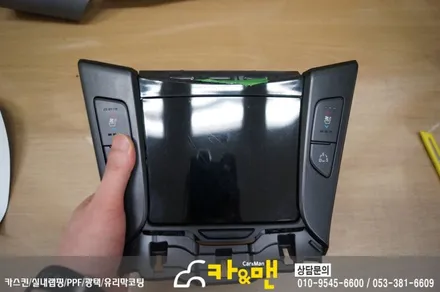 대구 i40 실내랩핑(스틸 브러쉬) 시공 카앤맨 / 대구 북구 검단동