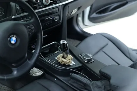 대구 실내랩핑 bmw f30 / 3시리즈 우드 트림 실내랩핑 / 매트릭스 블랙 / 카앤맨 / 대구 북구 검단동