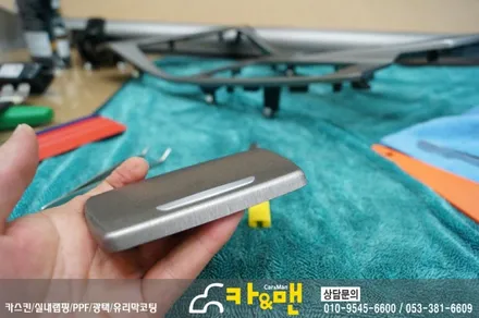대구 실내랩핑/대구 bmw 5시리즈 F10/520d (티타늄 브러쉬)카앤맨 / 대구 북구 검단동