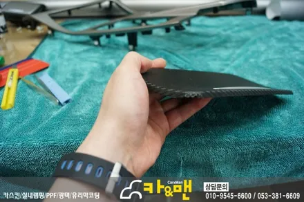 대구 실내랩핑/대구 bmw 5시리즈 F10/520d (티타늄 브러쉬)카앤맨 / 대구 북구 검단동