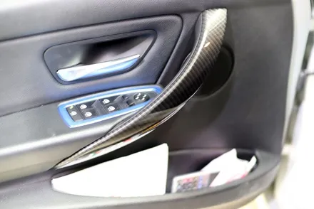 bmw 3시리즈 (F30) 자동차 실내 랩핑 (리얼 카본) 대구 / 카앤맨 / 대구 북구 검단동