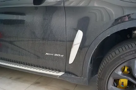 BMW X6 크롬죽이기 랩핑(윈도 몰딩/디퓨져/스키드 플레이트/루프랙 등) 대구/카앤맨 / 대구 북구 검단동