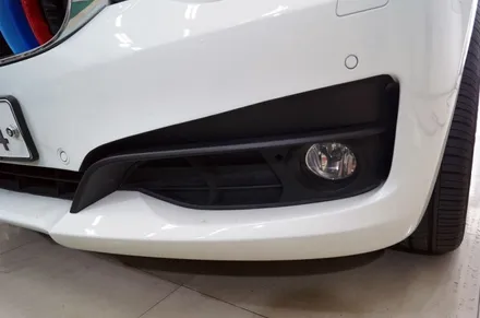 bmw 3gt 디퓨저 / 안개등 부분 랩핑(블랙 유광 사틴) 시공 대구 / 카앤맨 / 대구 북구 검단동