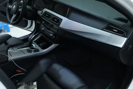 bmw f10 알루미늄 트림 실내랩핑 / 매트릭스 블랙 / 대구 카앤맨 / 대구 북구 검단동