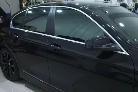 bmw f10 윈도 몰딩 크롬 죽이기 랩핑 / 대구 카앤맨 / 대구 북구 검단동