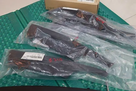그랜저 hg 윈도 스위치 교체 및 손잡이 블랙 카본 랩핑 / 대구 북구 검단동