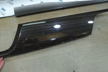 제네시스 g80 / dh 실내랩핑 티타늄 브러시 시공 대구 카앤맨 / 대구 북구 검단동