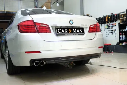 BMW F10 디퓨저 / 사이드미러 부분 포인트 랩핑 시공 / 대구 카앤맨 / 대구 북구 검단동