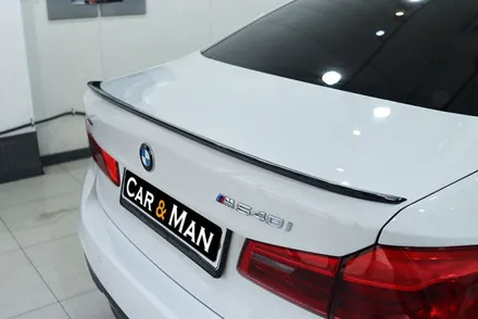 리어 스포일러 장착 및 레터링 교체 / BMW 540i / 대구 카앤맨 / 대구 북구 검단동