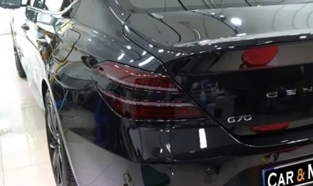 제네시스 G70 스모그필름 시공 헤드라이트 테일램프 적용 / 대구 북구 검단동