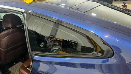 자동차 래핑 BMW 6GT 윈도우 몰딩 블랙 유광 시공 / 대구 북구 검단동