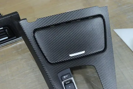 bmw 실내랩핑 시공 / 6시리즈(F12) 블랙 카본 / 대구 카앤맨 / 대구 북구 검단동