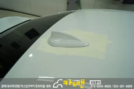 대구 bmw 320d 루프스킨 시공/ 카앤맨 / 대구 북구 검단동