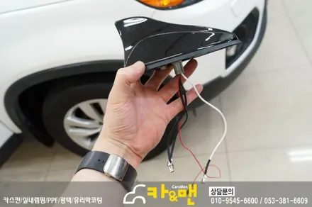 대구 쏘렌토 R 루프스킨(파썬 차량)/스포일러 부분 랩핑 및 윈도우 테두리 랩핑 시공/카앤맨 / 대구 북구 검단동