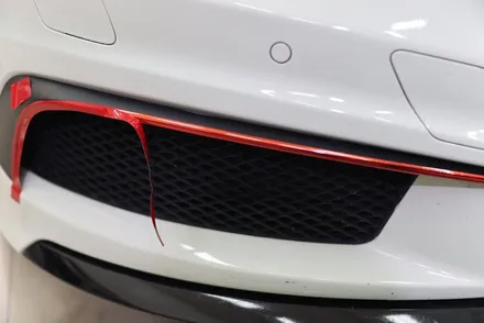 벤츠 a45 amg 그릴랩핑 / 바이퍼라인 / 스포일러 랩핑 시공 대구 / 카앤맨 / 대구 북구 검단동