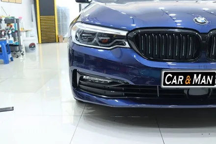 bmw g30 안개등 부분 크롬죽이기 랩핑 / 대구 카앤맨 / 대구 북구 검단동