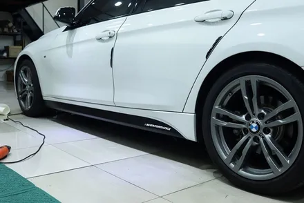 bmw 사이드데칼 / f30 시공 / 대구 카앤맨 / 대구 북구 검단동