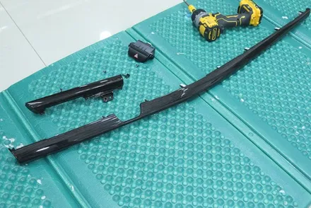 올뉴 k7 실내랩핑 시공 / 매트릭스 블랙 / 블랙 브러시 / 대구 카앤맨 / 대구 북구 검단동