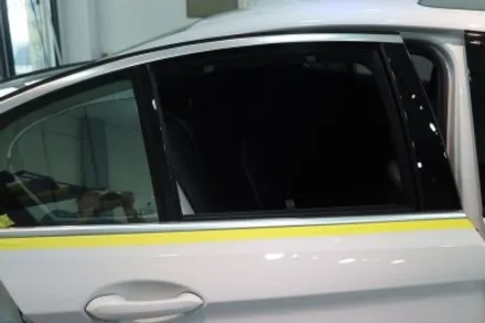 bmw 크롬죽이기 랩핑 / 5시리즈 g30 / 윈도 몰딩 블랙 유광 시공 / 대구 북구 검단동
