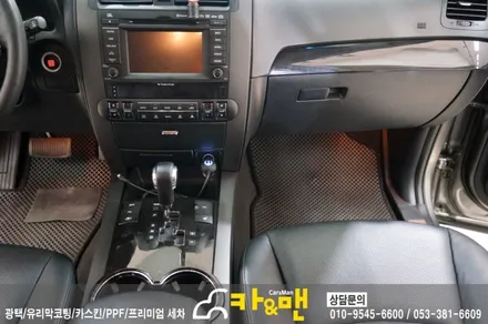 대구 모하비 실내랩핑(티타늄 브러쉬) 시공/카앤맨 / 대구 북구 검단동