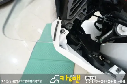 대구 바이크 랩핑(혼다 ctx 700/차콜 무광 메탈릭)시공/ 카앤맨 / 대구 북구 검단동