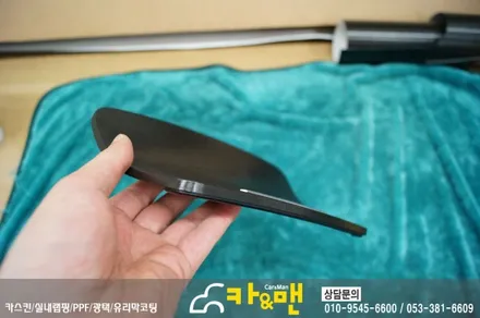대구 자동차 실내랩핑 벤츠 glc(블랙 브러쉬) 시공 / 대구 북구 검단동