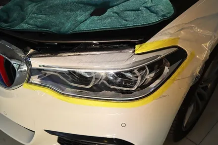 대구 ppf 생활보호 필름 시공 /bmw g30 헤드라이트 / 카앤맨 / 대구 북구 검단동