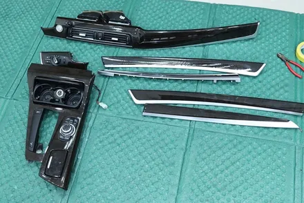 bmw 실내랩핑 / f10 5시리즈 / 매트릭스 블랙 /대구 카앤맨 / 대구 북구 검단동