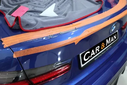 BMW 330e 리어 스포일러 diy 부착 실패 후 재장착을 위해 방문 / 대구 카앤맨 / 대구 북구 검단동