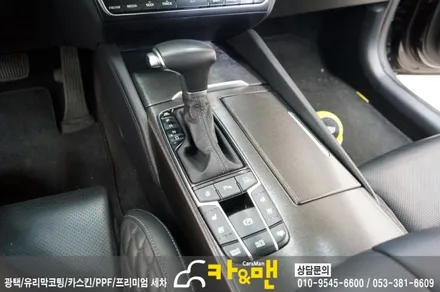 대구 올뉴k7 실내 부분 랩핑(블랙 브러쉬) 시공/카앤맨 / 대구 북구 검단동