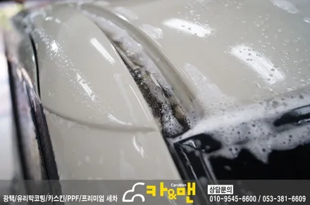 대구 레이 루프스킨 사이드미러 그릴 랩핑 시공 /카앤맨 / 대구 북구 검단동
