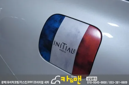 대구 sm6 사이드미러 랩핑(블랙 브러쉬) /카앤맨 / 대구 북구 검단동