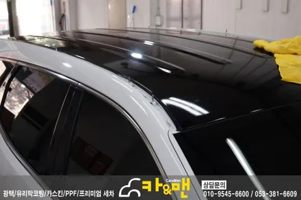 대구 싼타페 dm 루프스킨 시공 카앤맨 / 대구 북구 검단동